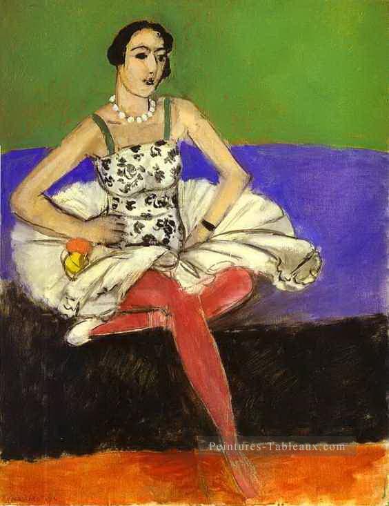 Le Ballet Dancer La danseuse 1927 fauvisme abstrait Henri Matisse Peintures à l'huile